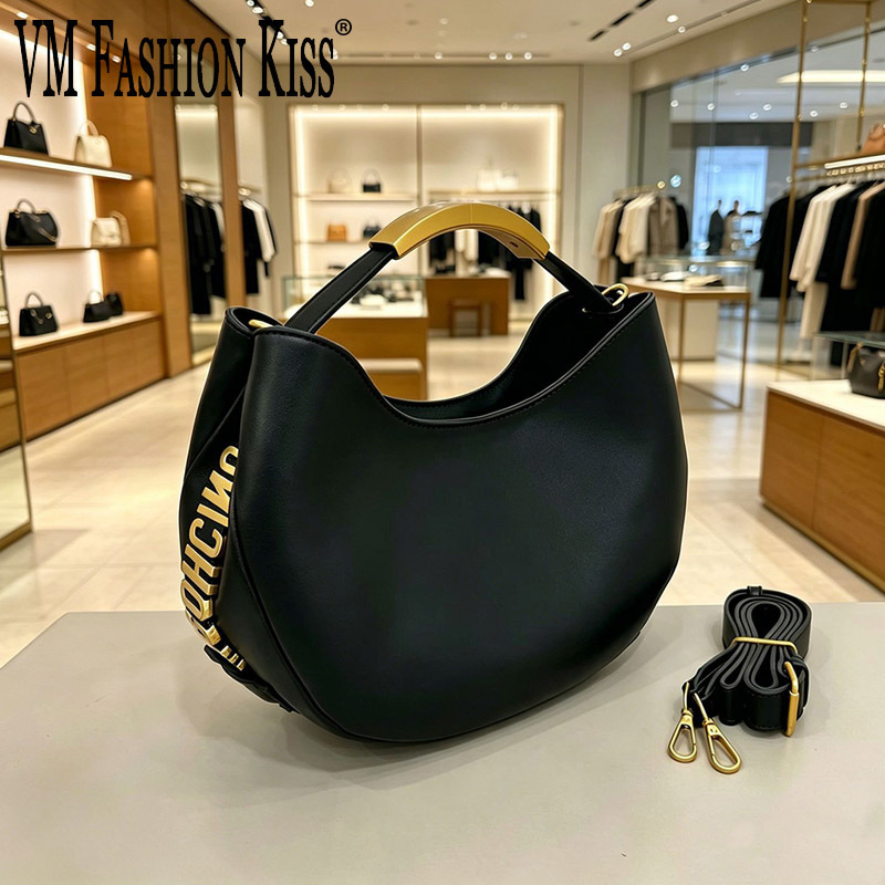 デミサークル女性用ゴールデンレタートート巾着バケットバッグ高 - Tote Bag Beach のレビューと価格