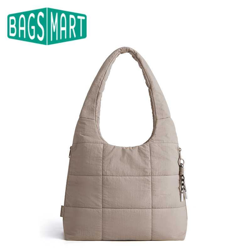 BAGSMART パフィー・ホーボーバッグ（女性用）。軽量で - Tote Bag Beach のレビューと価格