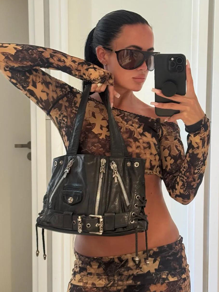 アハガガ レディース プリント パーティー セクシー クラブ - Crop Top Crochet のレビューと価格